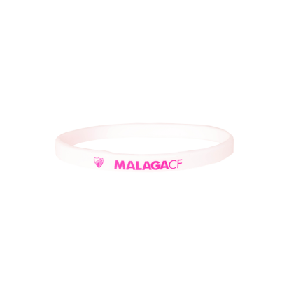 PACK 2 PULSERAS SILICONA ROSA/BLANCA