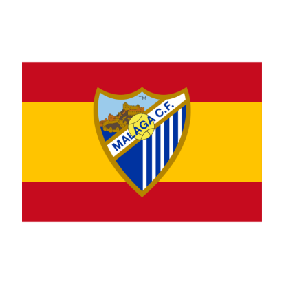 SPAIN FLAG - MALAGA CF