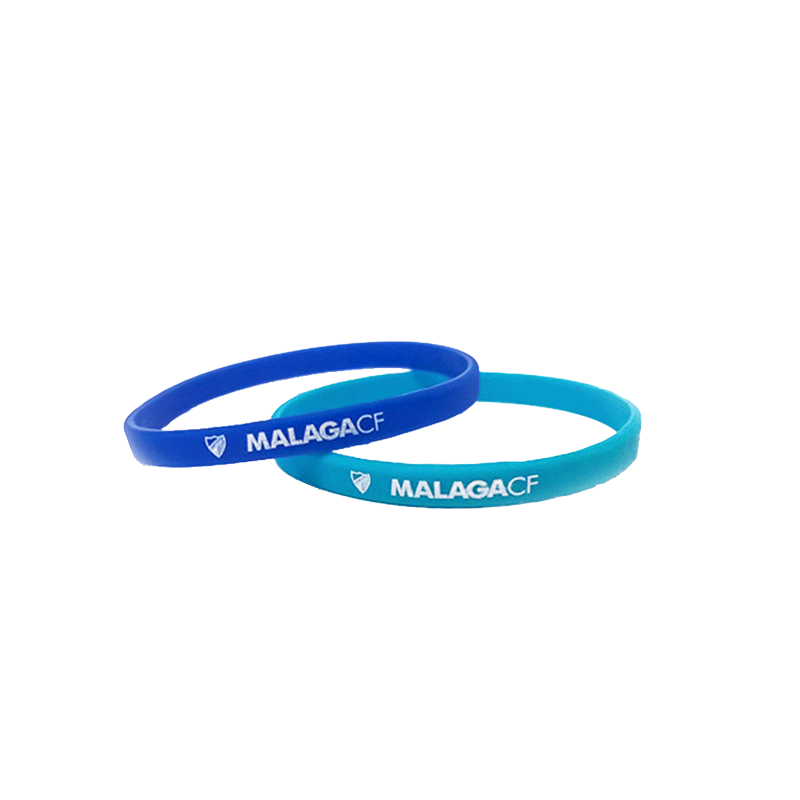 PACK OF 2 LIGHT BLUE/ROYAL SILICONE BRACELETS