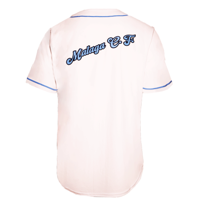 WHITE BASEBALL SHIRT