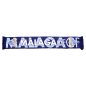 SCARF MALAGA DOUBLE TEXT
