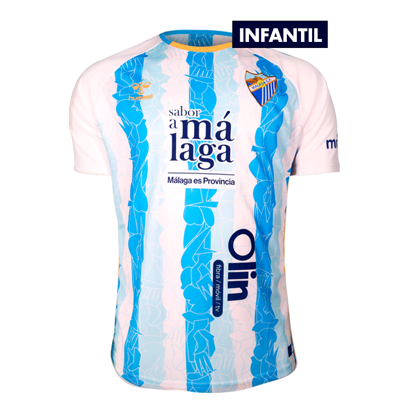 MALAGA CF OFFICIAL 1ST KIT SHIRT 2024-25 -JUNIOR-