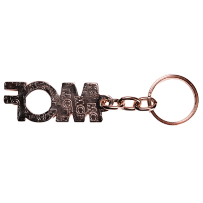BLUE MCF KEY RING