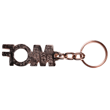 BLUE MCF KEY RING