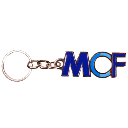 BLUE MCF KEY RING