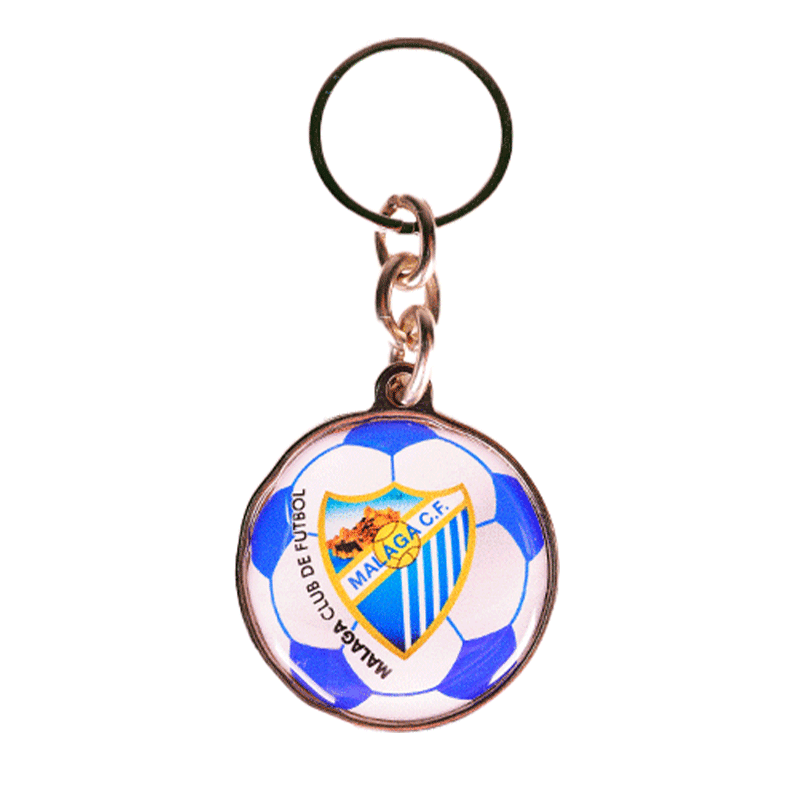 MALAGA CF BALL KEYCHAIN